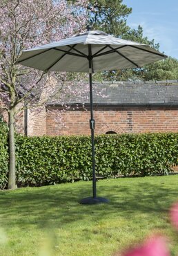 Elizabeth 3m Parasol (Soft Grey & Anthracite) - image 1