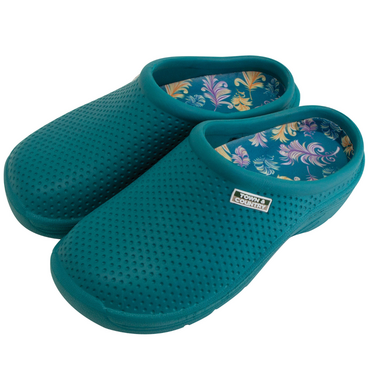 Eva Cloggies Teal Size 4