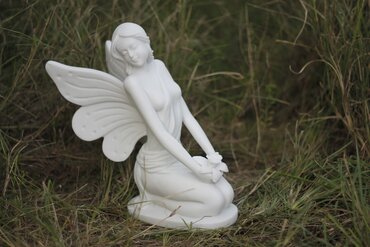 Fairy Kneeling White