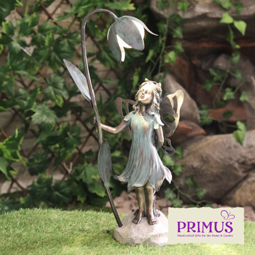 Fairy Resin with Solar Flower Light - image 3