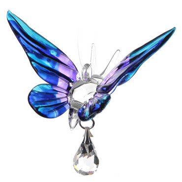 Fantasy Glass Butterfly Purple