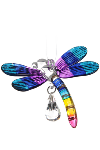 Fantasy Glass Dragonfly Tropical