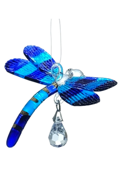 Fantasy Glass Dragonfly Sapphire