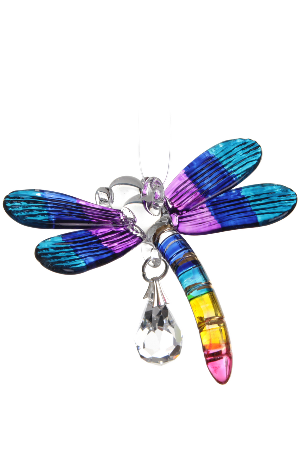Fantasy Glass Dragonfly Tropical Stewarts Garden Centre