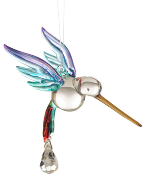 Fantasy Glass Hummingbird Tropical