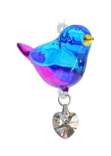 Fantasy Glass Pretty Little Bird Evening Song - image 1