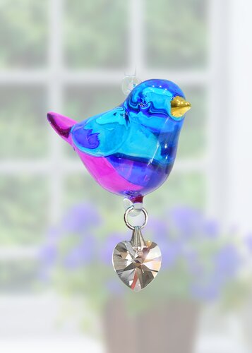 Fantasy Glass Pretty Little Bird Evening Song - image 2