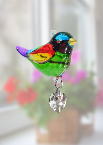 Fantasy Glass Pretty Little Bird Rainbow - image 2