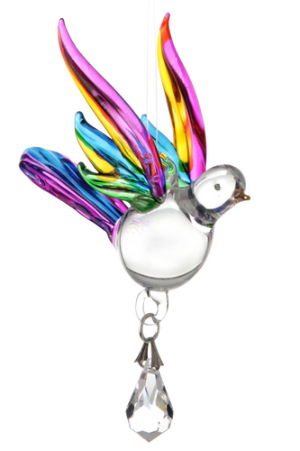 Fantasy Glass Songbird Tropical
