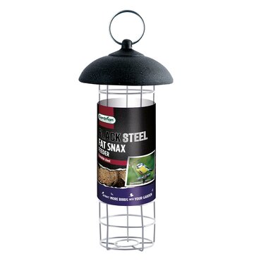 Fat Snax Feeder Black Steel