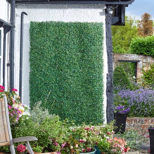 Faux Boxwood Screen Panel 60x40cm - image 2