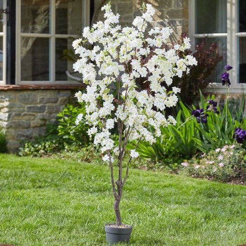 Faux Cherry Tree White 170cm - image 2