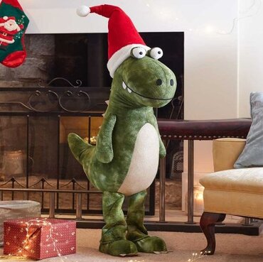 Festive Dino Jumbo Green 1.8m