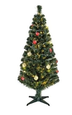Fibre Optic Tree W/Baubles 5ft 150cm