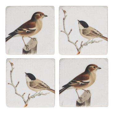 Finch Resin Coaster
