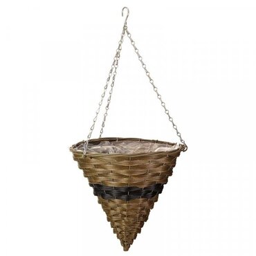 Firenza Faux Rattan Basket 14" - image 2