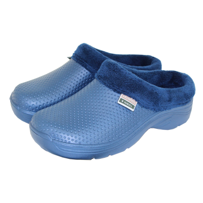 Fleecy Cloggies Navy Size 11 - image 1