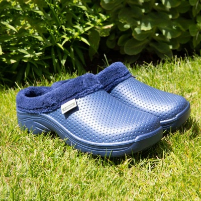 Fleecy Cloggies Navy Size 11 - image 2