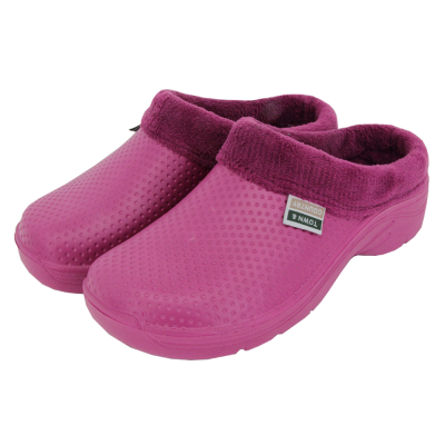 Fleecy Cloggies Raspberry Size 8 - image 1