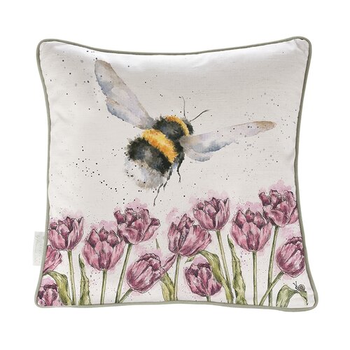 buy wrendale flight of the bumblebee cushion