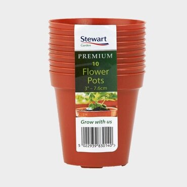 Flower Pot x 10 7.6cm Terracot