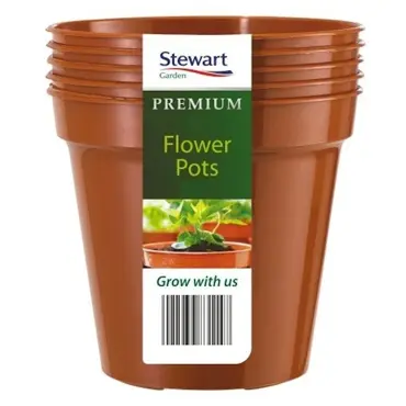 Flower Pot x 5 10cm Terracotta