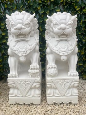 Foo Dog Single Large White