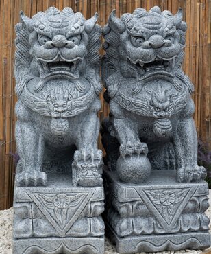 Foo Dog Single X Large Grey