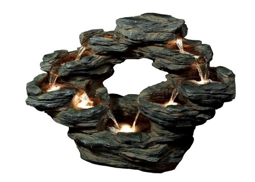 Fountain 9 Fall Oval Slate
