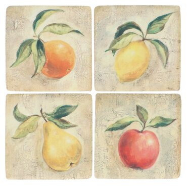 Fruit Art Resin Coaster