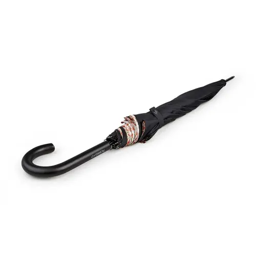 Fulton Umbrella Bloomsbury Strawberry Thief Indian Red - image 2