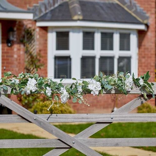 Faux Garland Decor Heavenly Hydrangea 180cm - image 2