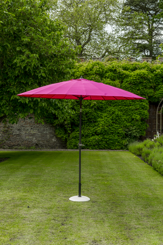 Geisha 2.7m Fibreglass Parasol Fuchsia - image 1