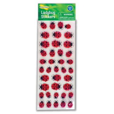 Gel-Like Ladybird Stickers