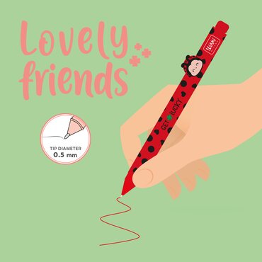 Gel Pen Lovely Friends Ladybug - image 3