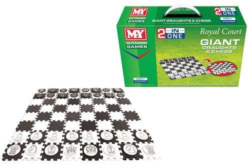 Giant Draughts & Chess 2 in 1 Game