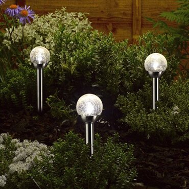 Glow Orb Stainless Steel Light - image 1