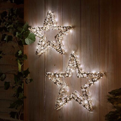 Gold Twist Star 40cm (Warm White) - image 2