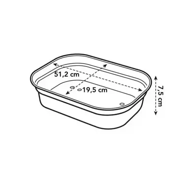 Green Basics Grow Tray L Living Black - image 2