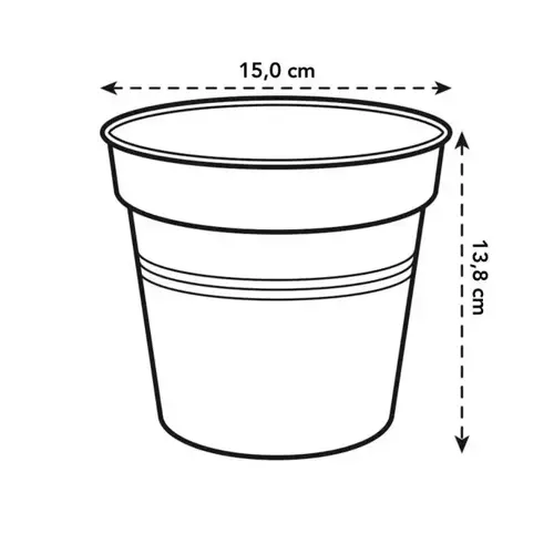 Green Basics Growpot 15cm Mild Terra - image 2