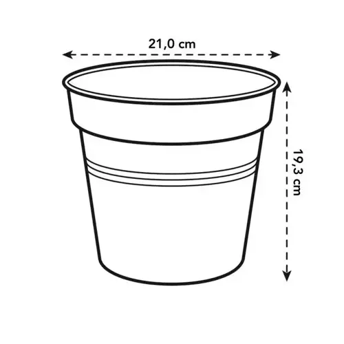 Green Basics Growpot 21cm Mild Terra - image 2