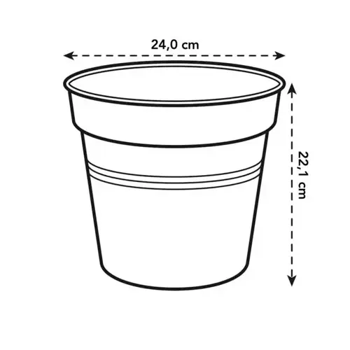 Green Basics Growpot 24cm Mild Terra - image 2