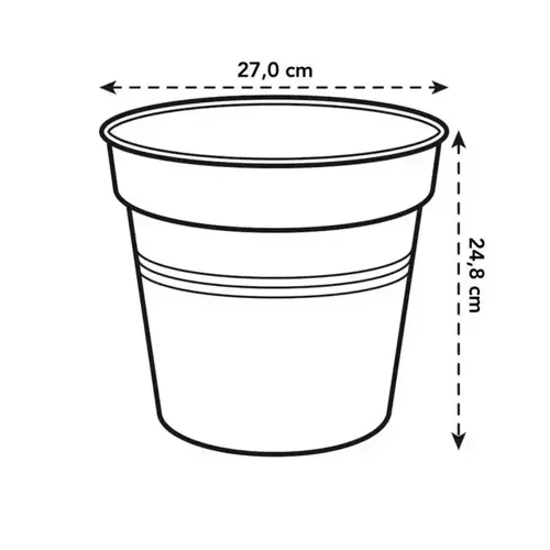 Green Basics Growpot 27cm Mild Terra - image 3