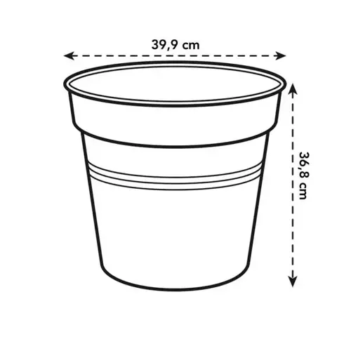 Green Basics Growpot 40cm Mild Terra - image 3