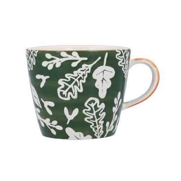 Green Leaf Story Stoneware Mug