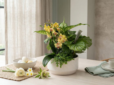 Greenery Arrangement in Planter 23cm - image 3