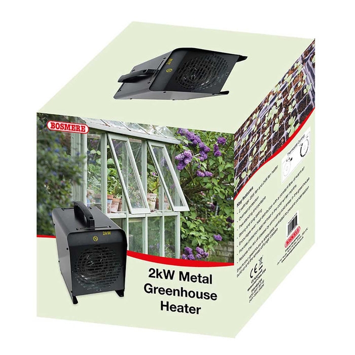 Greenhouse Heater Electric 2kw Stewarts Garden Centre