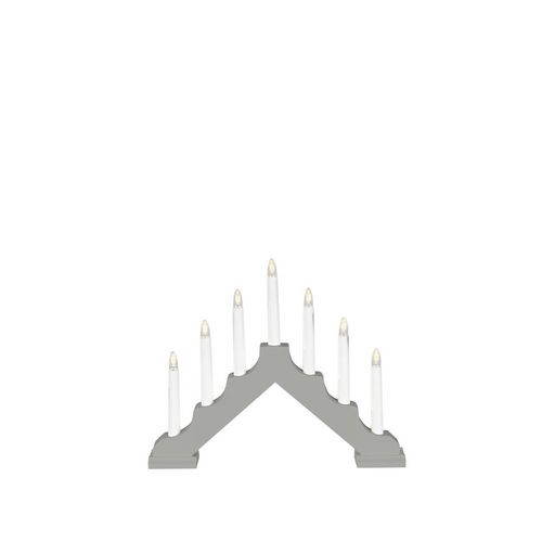 Grey Battery Powered Welcome Candlestick Arch Lights - image 2