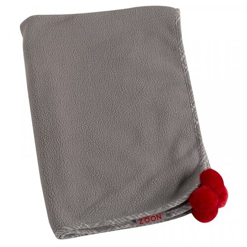 Grey Plaid Comforter 100x100cm - image 2