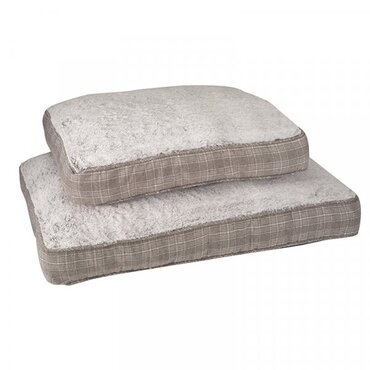 Grey Plaid Gusset Mattress Lge - image 2